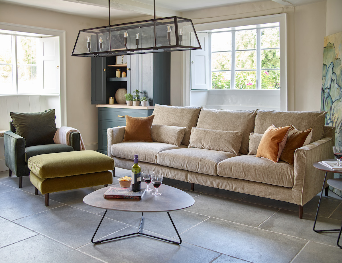 Sally loose-cover sofa